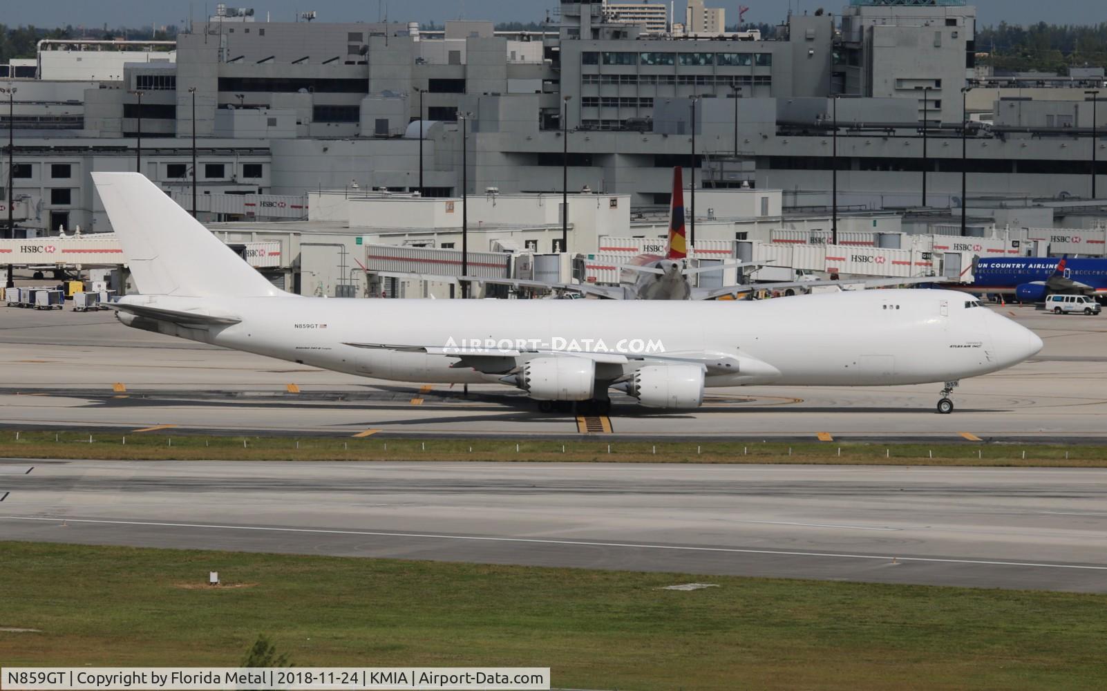 N859GT, 2015 Boeing 747-87UF C/N 62441, MIA spotting 2018