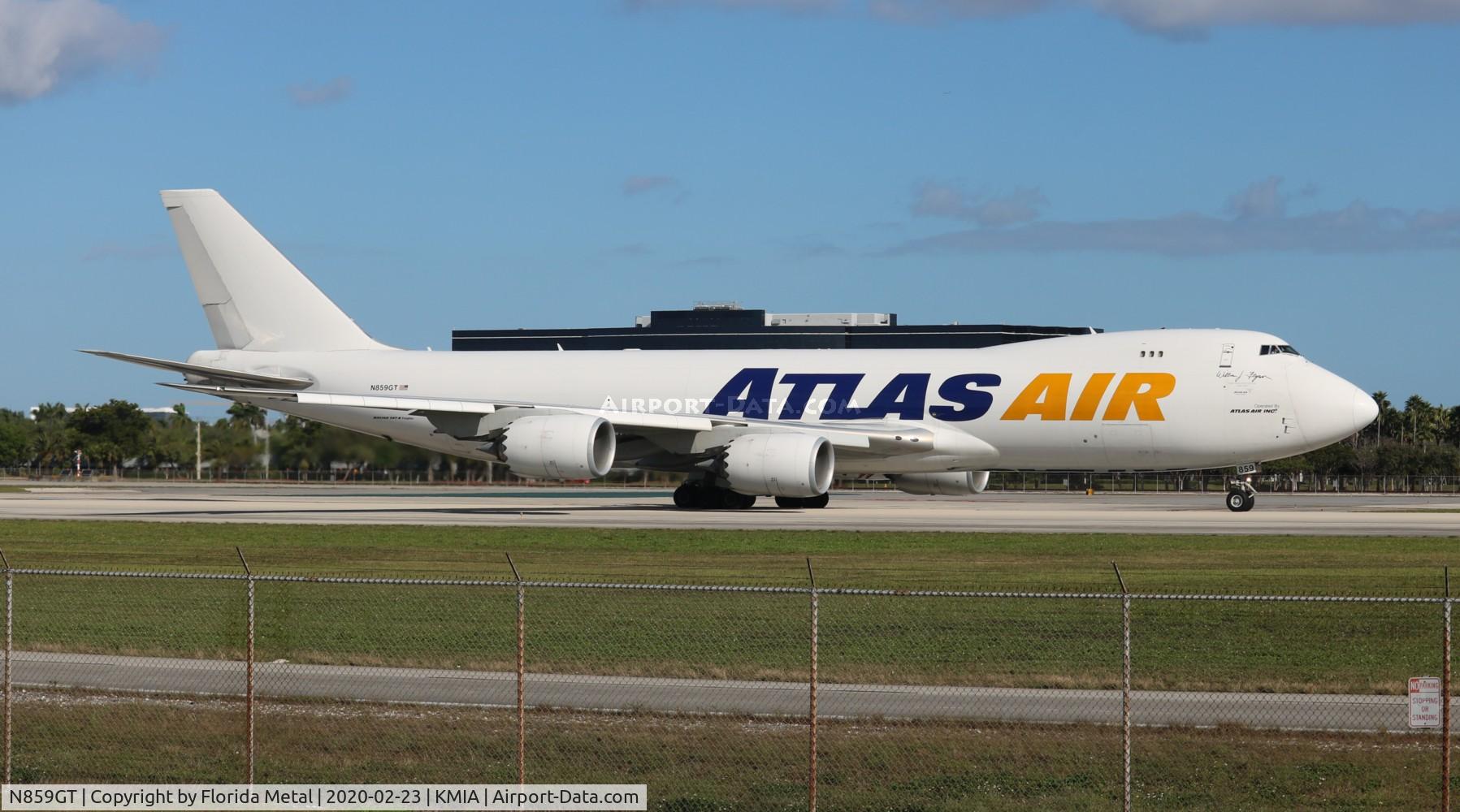 N859GT, 2015 Boeing 747-87UF C/N 62441, MIA spotting 2020