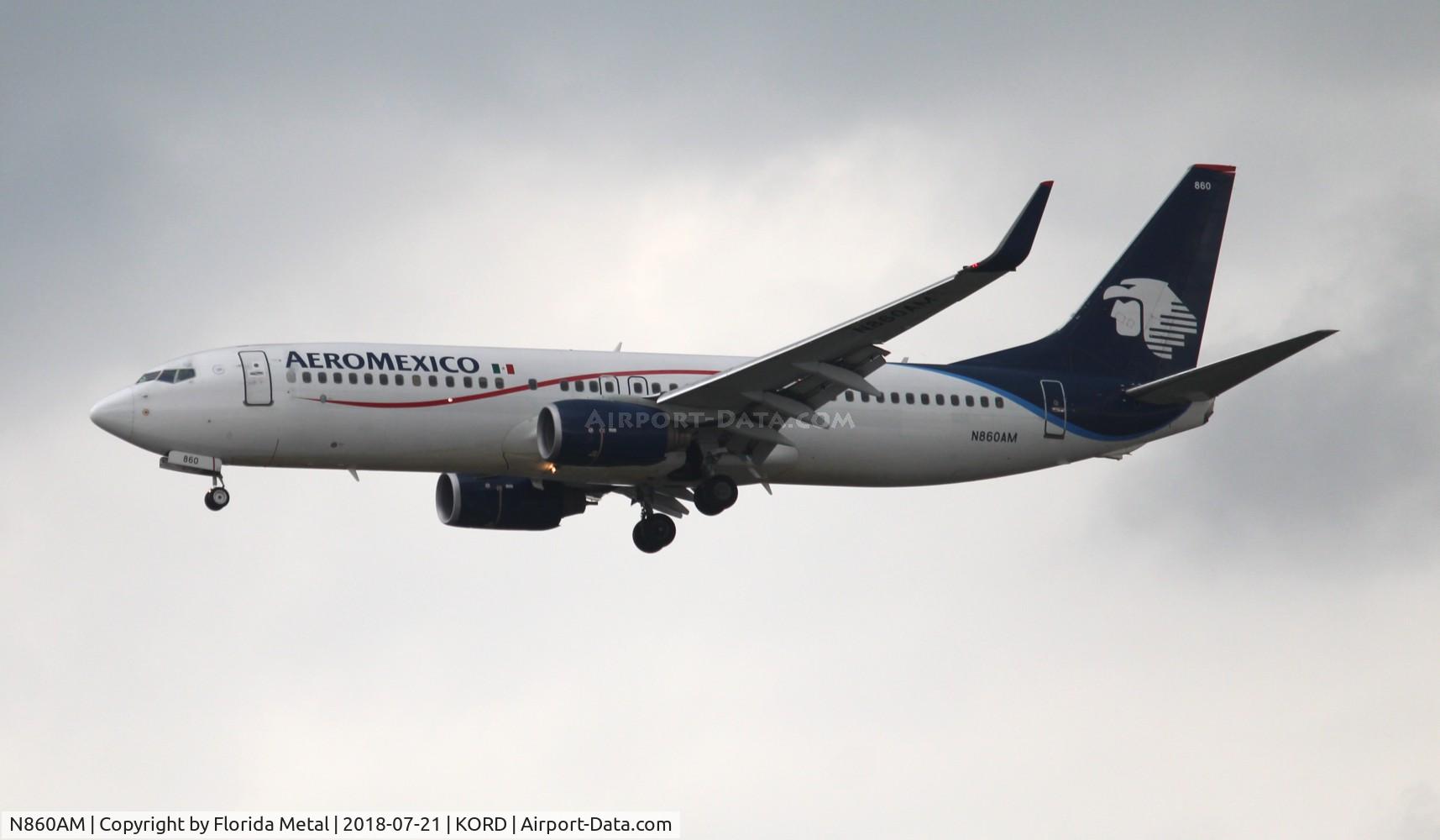 N860AM, 2002 Boeing 737-83N C/N 28249, ORD spotting 2018