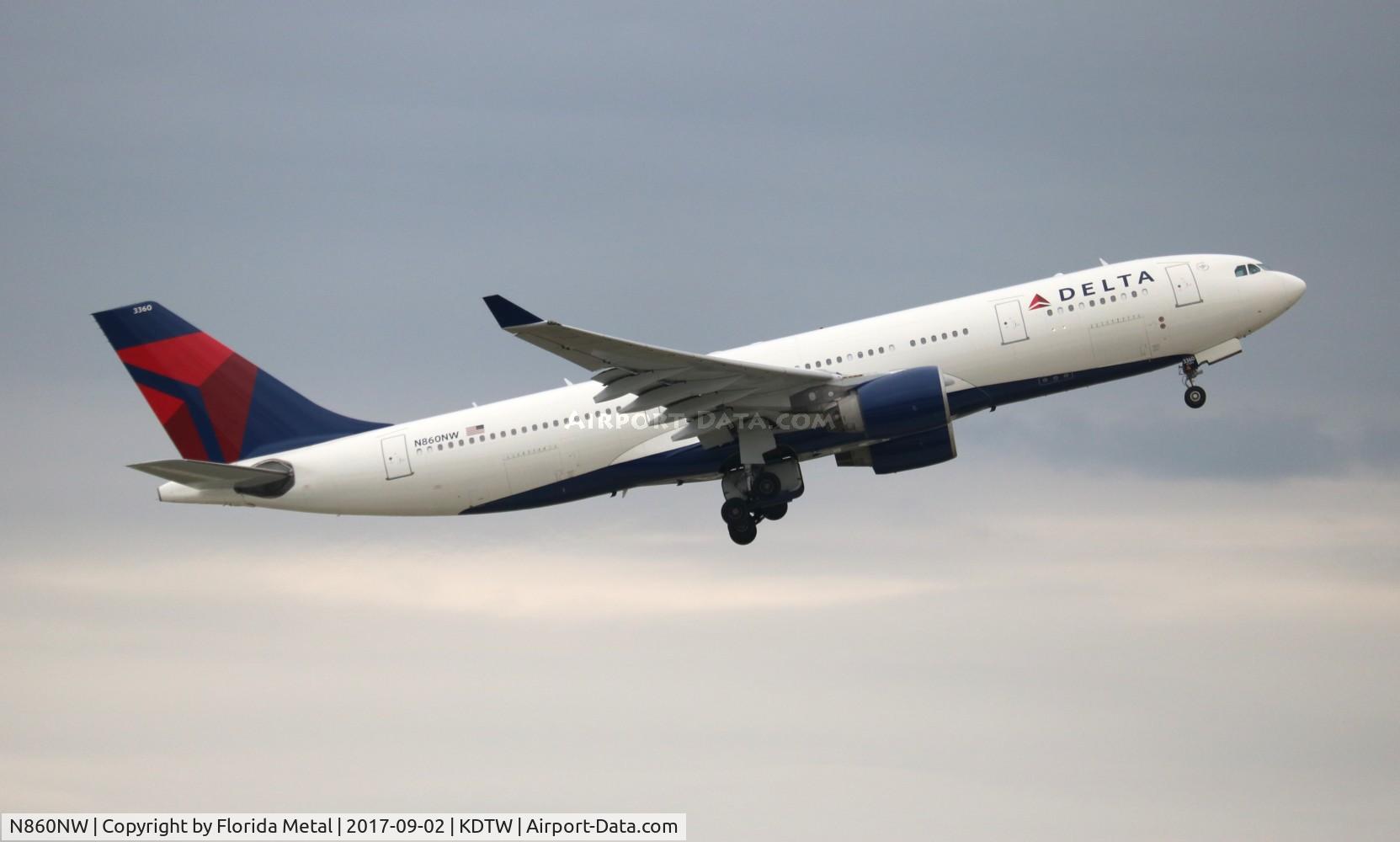 N860NW, 2006 Airbus A330-223 C/N 778, DTW spotting 2017
