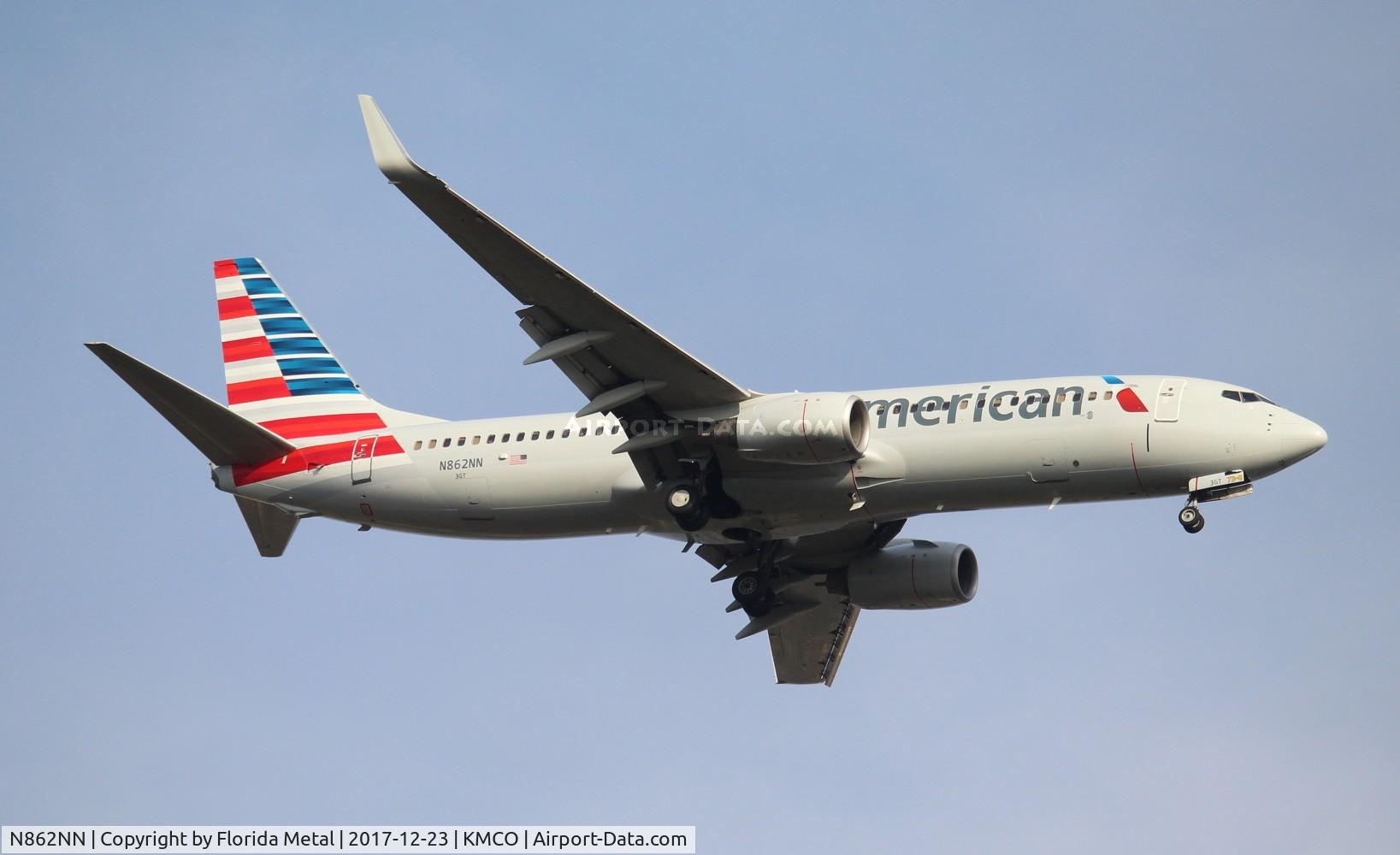 N862NN, 2010 Boeing 737-823 C/N 30905, MCO spotting 2017