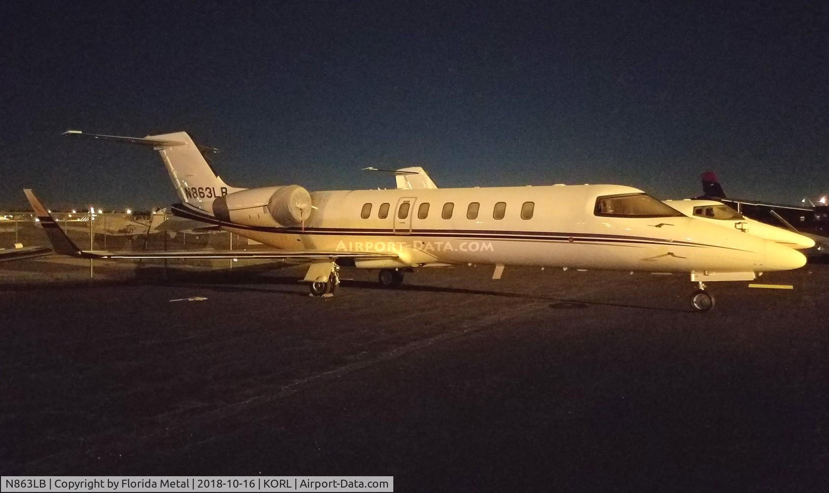 N863LB, 2001 Learjet 45 C/N 160, NBAA ORL 2018