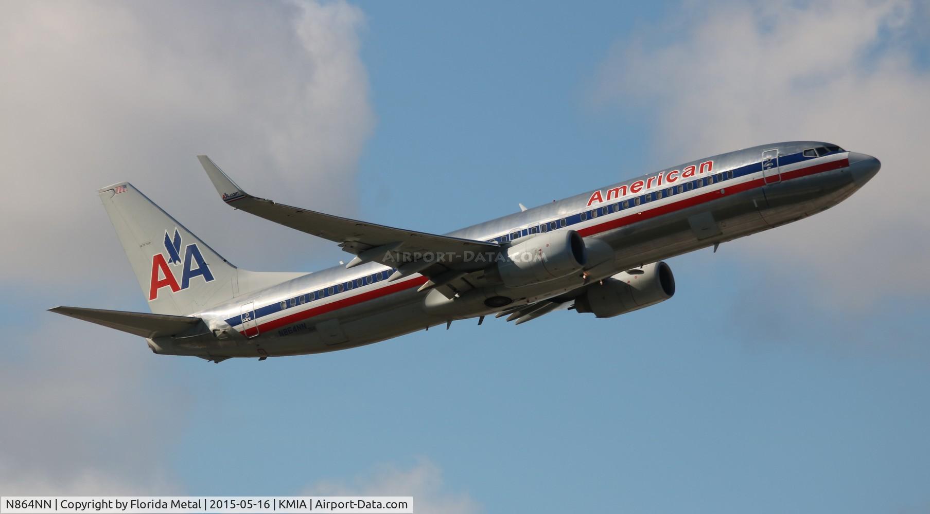 N864NN, 2010 Boeing 737-823 C/N 31111, MIA spotting 2015