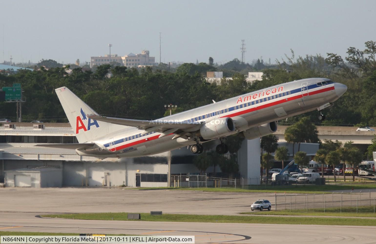 N864NN, 2010 Boeing 737-823 C/N 31111, FLL spotting 2017