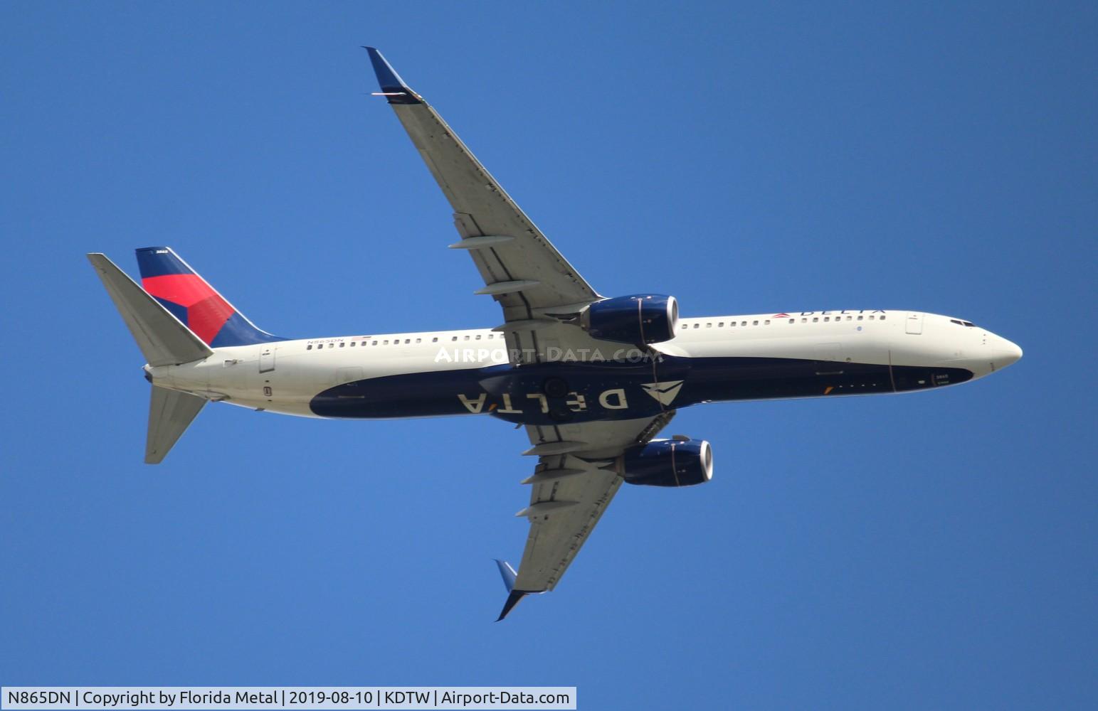 N865DN, 2016 Boeing 737-932/ER C/N 31976, DTW spotting 2019