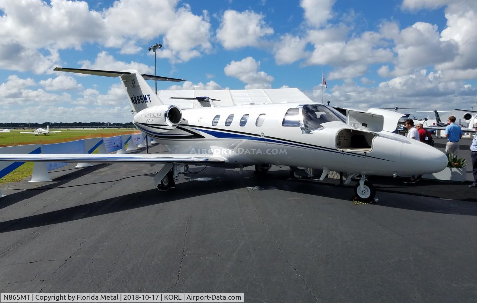 N865MT, 2015 Cessna 525 Citation M2 C/N 525-0865, NBAA ORL 2018
