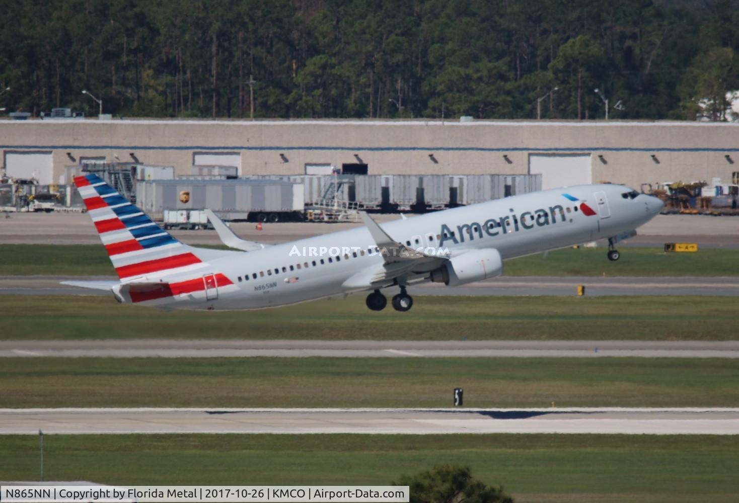 N865NN, 2010 Boeing 737-823 C/N 29554, MCO spotting 2017