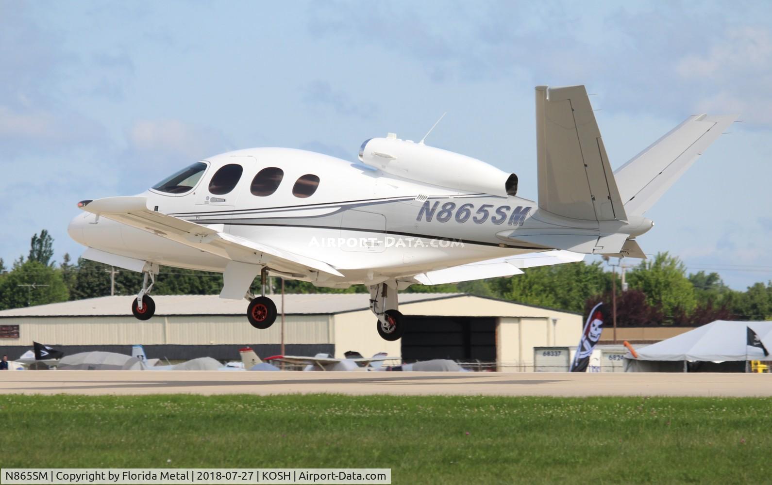 N865SM, 2018 Cirrus SF50 Vision C/N 0044, EAA OSH 2018