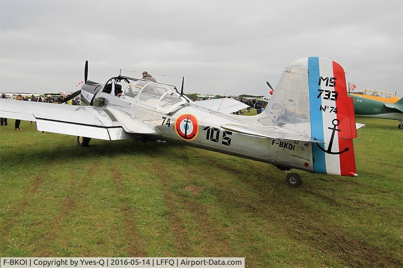 F-BKOI, Morane-Saulnier MS-733 Alcyon C/N 74, Morane-Saulnier MS-733 Alcyon, Static display, La Ferté-Alais airfield (LFFQ) Airshow 2016