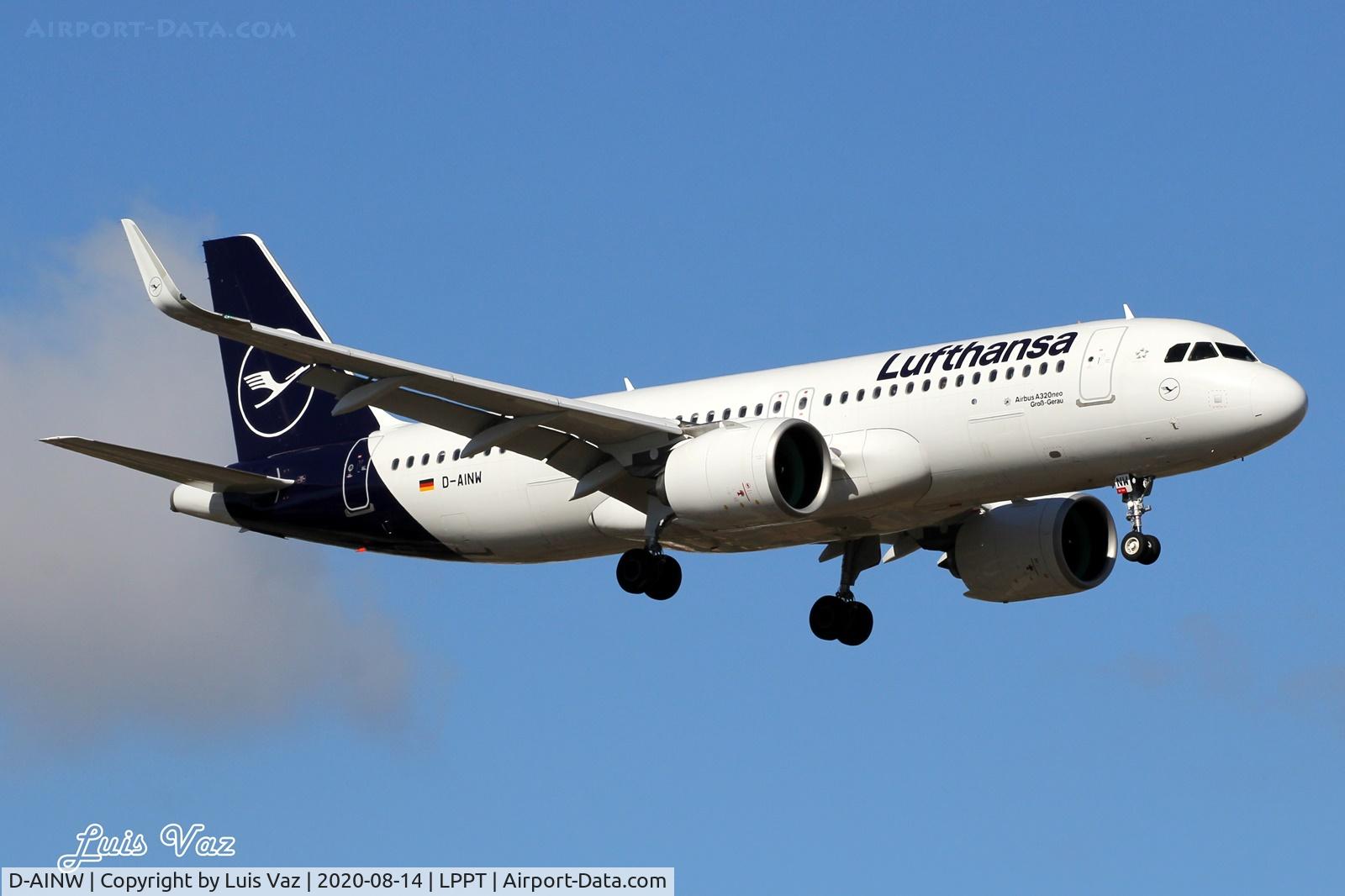 D-AINW, 2020 Airbus A320-271N C/N 9251, Lufthansa