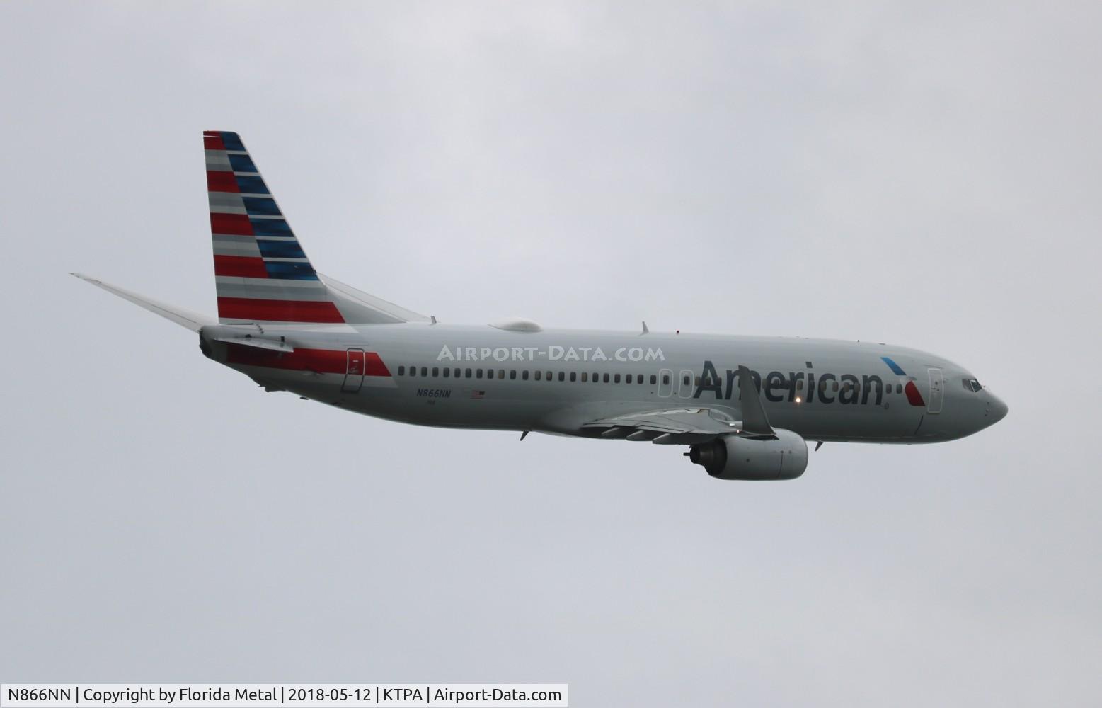 N866NN, 2010 Boeing 737-823 C/N 40584, TPA spotting 2018