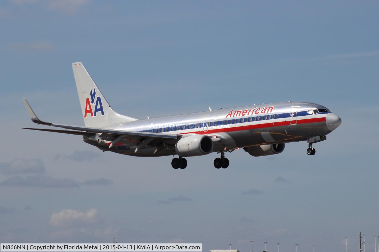 N866NN, 2010 Boeing 737-823 C/N 40584, MIA spotting 2015
