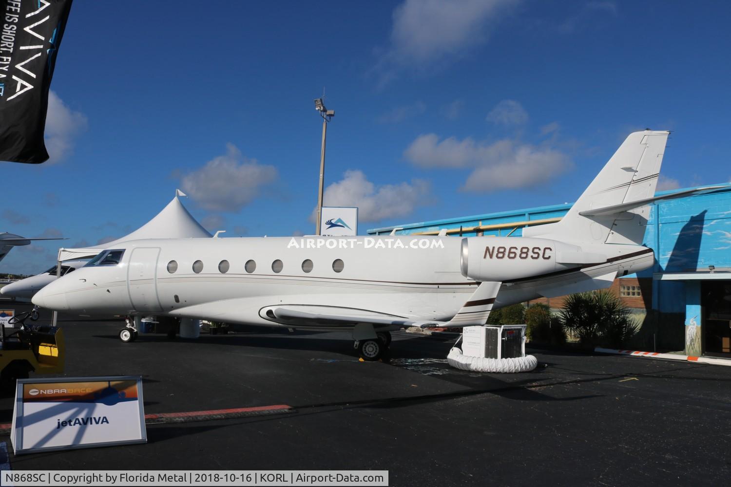 N868SC, 2009 Israel Aerospace Industries Gulfstream 200 C/N 232, NBAA ORL 2018
