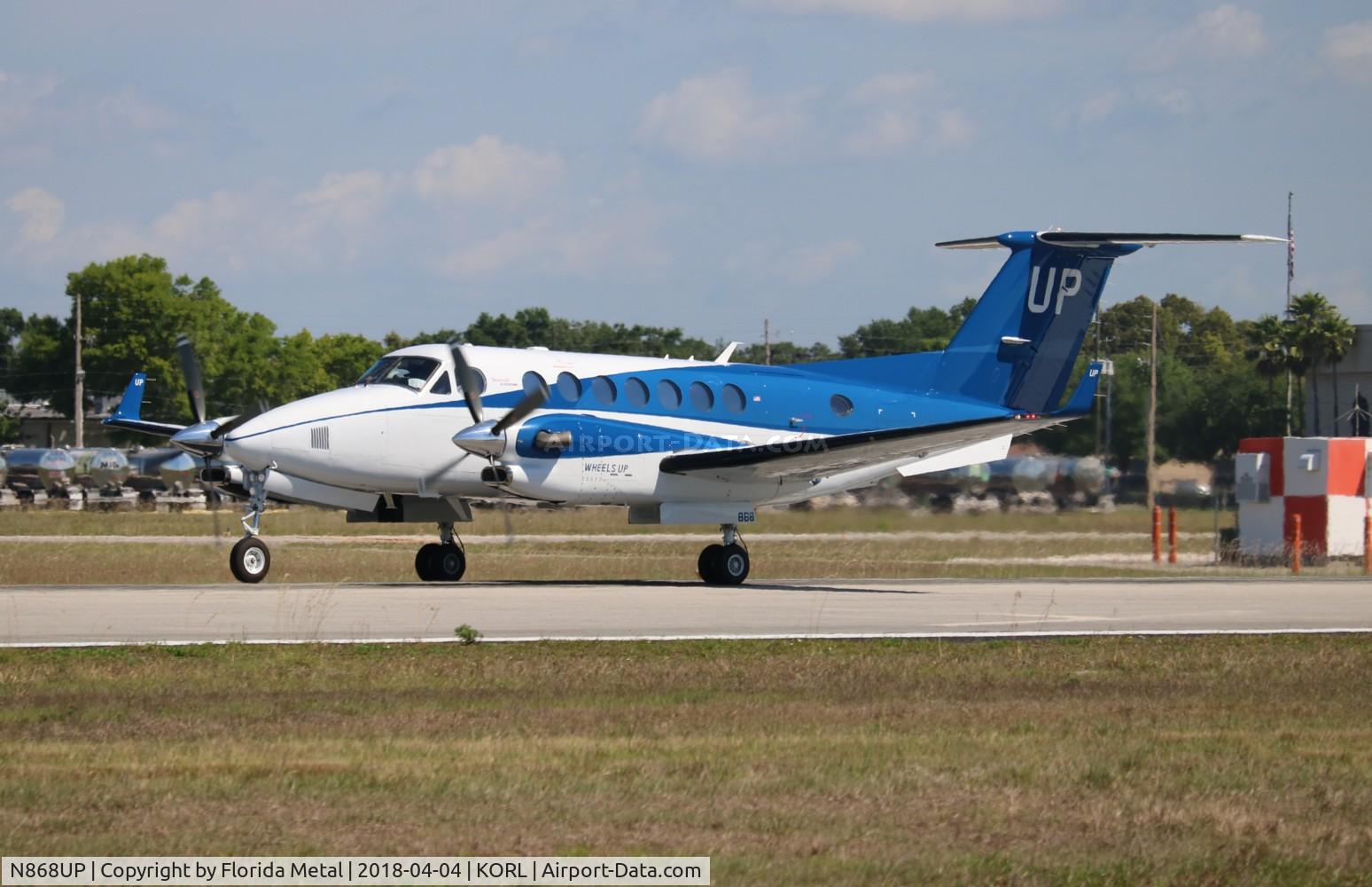 N868UP, 2017 Beechcraft B300 King Air 350i C/N FL-1099, ORL spotting 2018