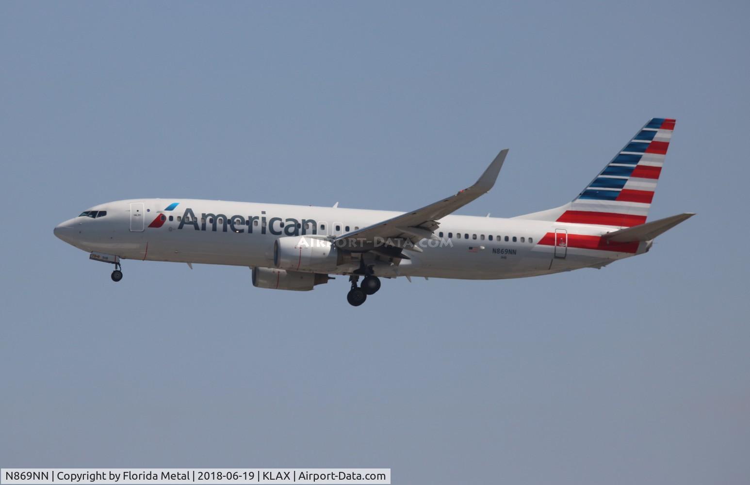 N869NN, 2011 Boeing 737-823 C/N 40764, LAX spotting 2018