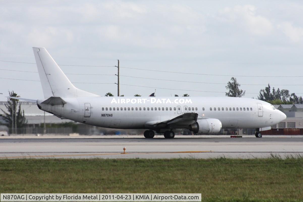 N870AG, 1988 Boeing 737-4Y0 C/N 23870, MIA spotting 2011