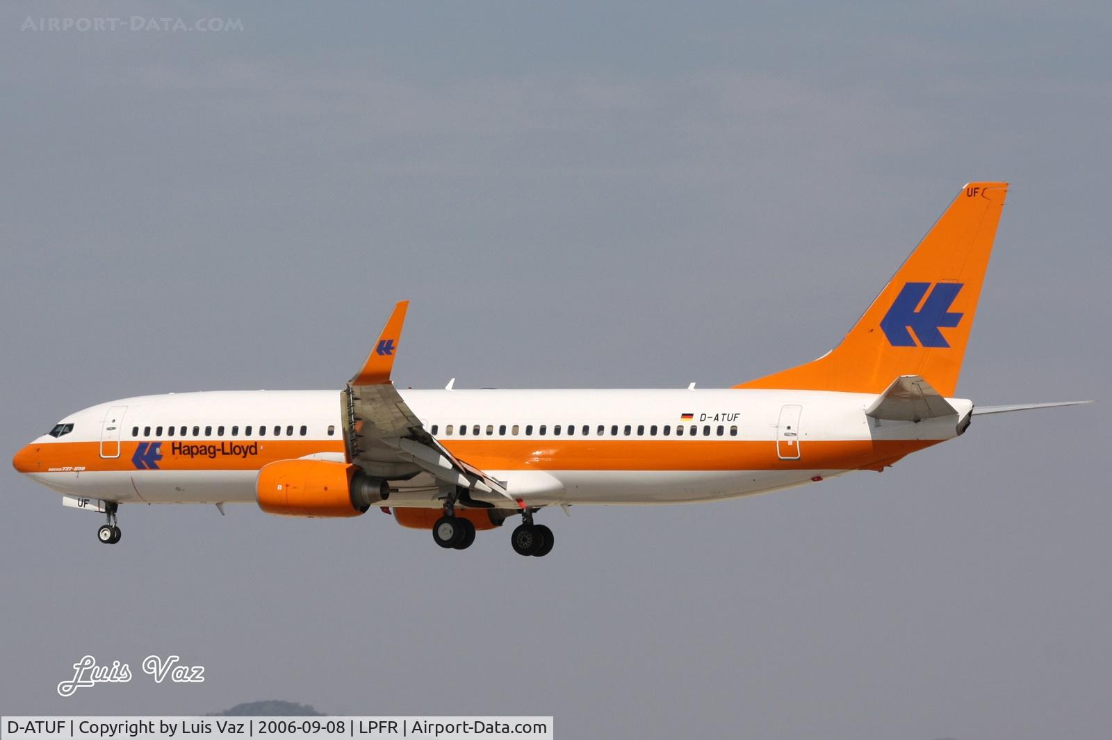 D-ATUF, 2006 Boeing 737-8K5 C/N 34687, Hapag-Lloyd