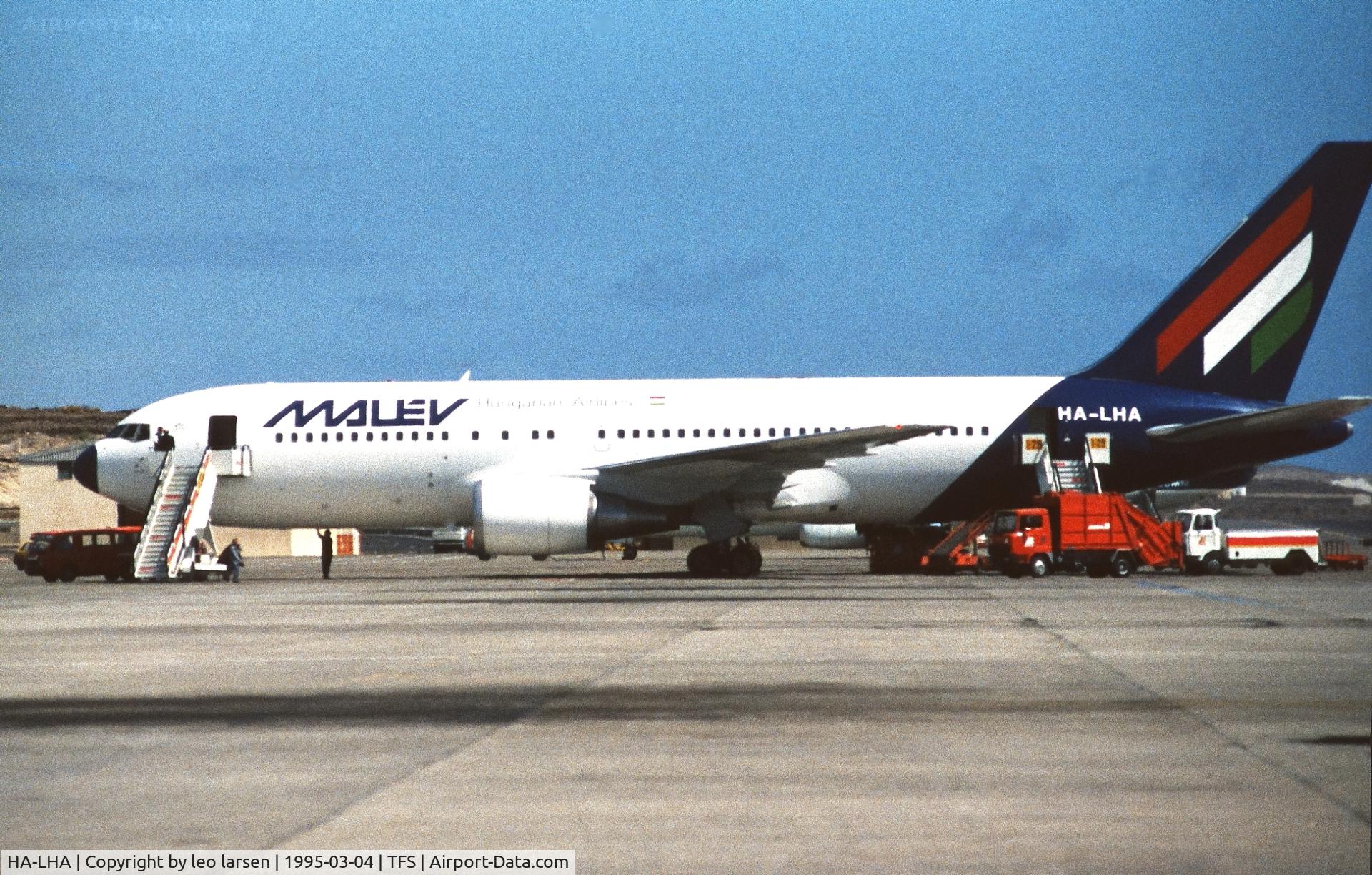 HA-LHA, 1993 Boeing 767-27G/ER C/N 27048, Tenerife South 4.2.1995
