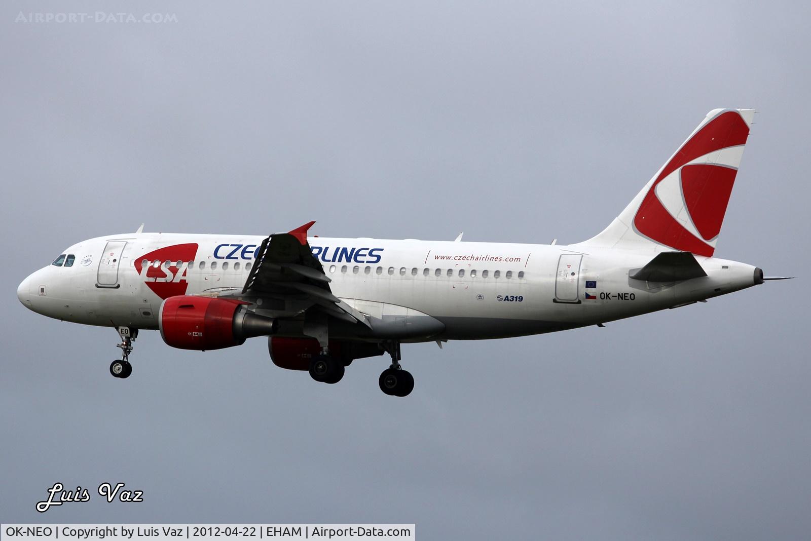 OK-NEO, 2008 Airbus A319-112 C/N 3452, CSA