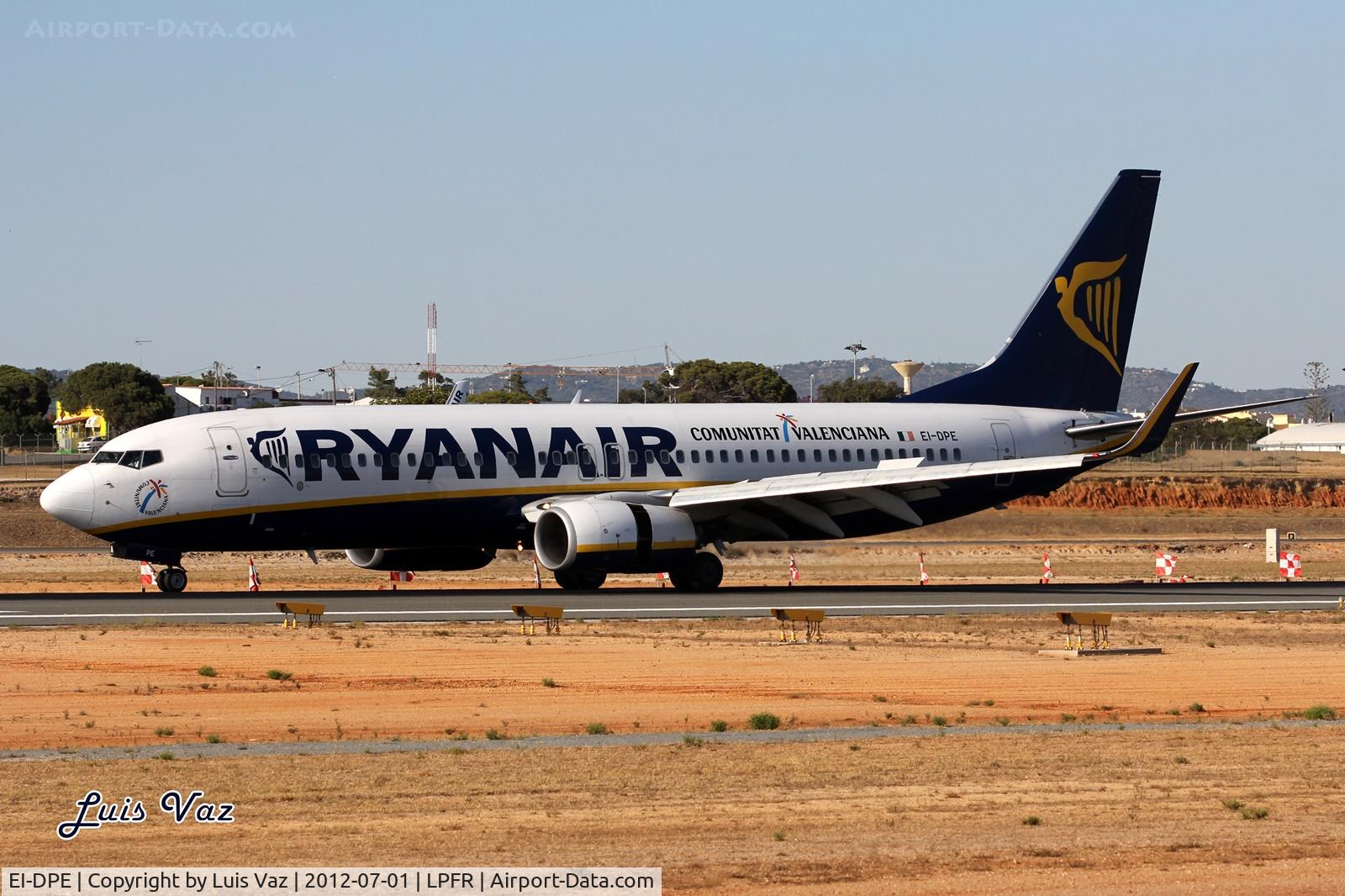 EI-DPE, 2006 Boeing 737-8AS C/N 33605, Ryanair - Comunitat Valenciana