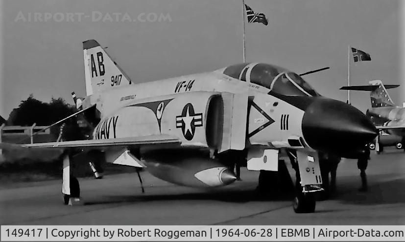 149417, 1954 McDonnell F-4B Phantom II C/N 104, OPEN DAY.USN.VF-14.AB.