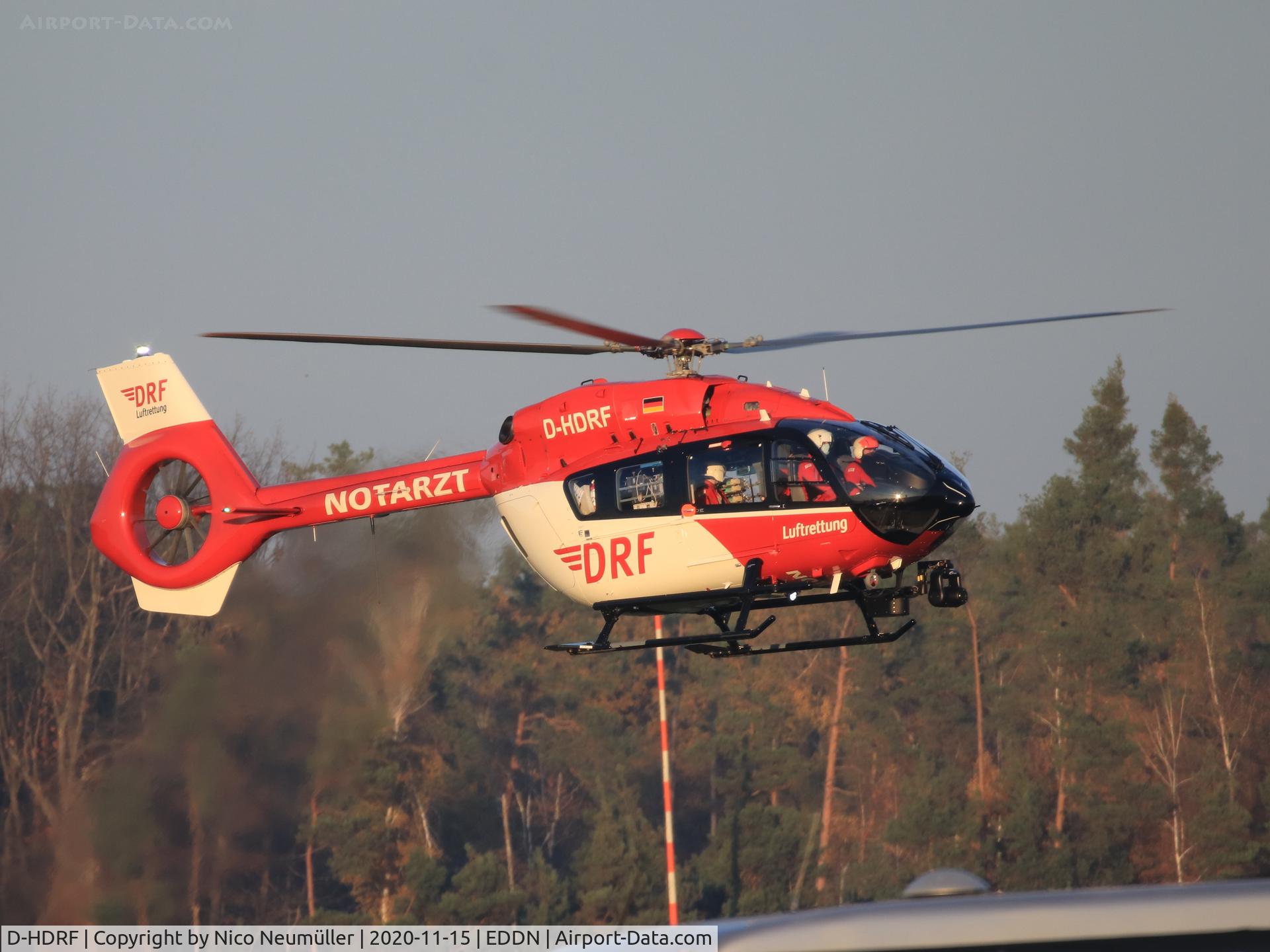 D-HDRF, Eurocopter-Kawasaki BK-117B-2 C/N 7094, DRF Helicopter in EDDN/NUE