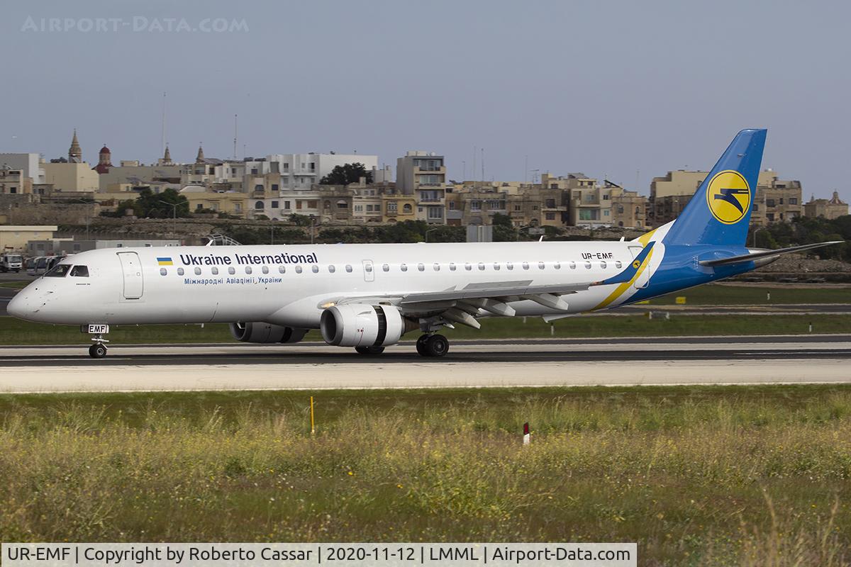 UR-EMF, 2006 Embraer 195LR (ERJ-190-200LR) C/N 19000069, Runway 31