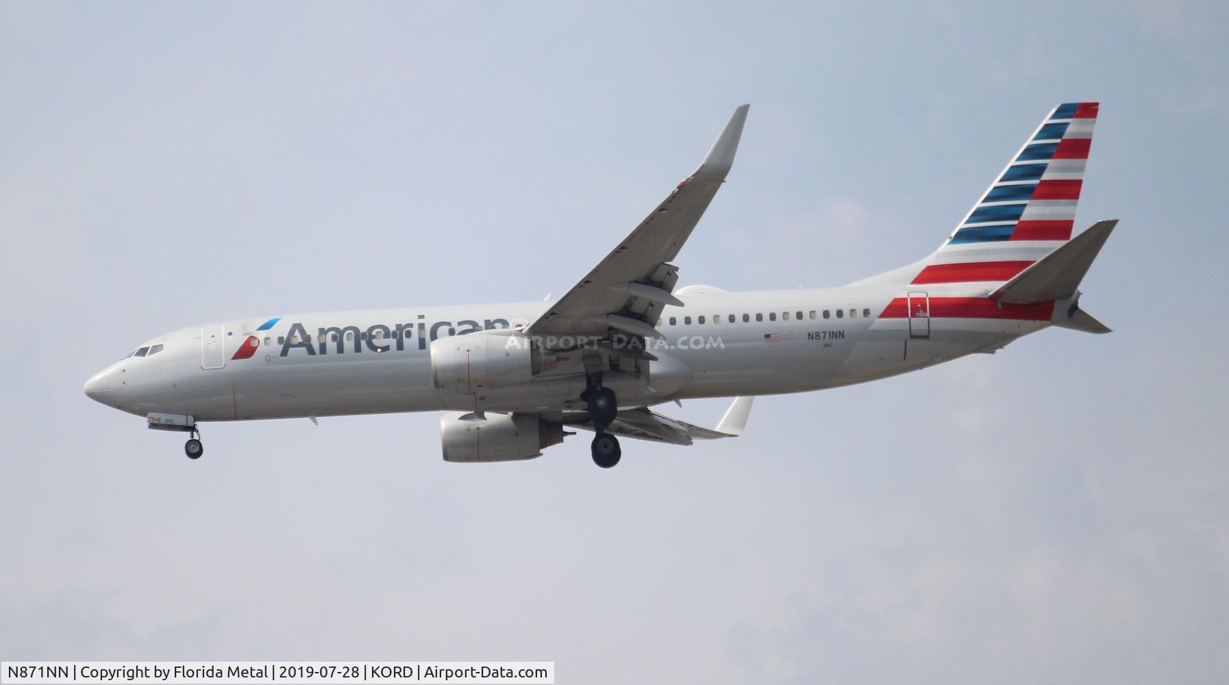 N871NN, 2011 Boeing 737-823 C/N 31127, ORD spotting 2019