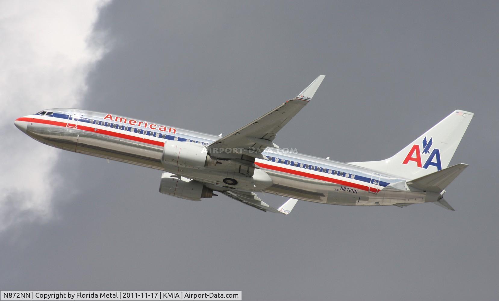 N872NN, 2011 Boeing 737-823 C/N 33219, MIA spotting 2011
