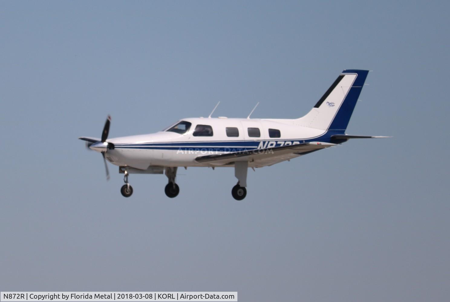 N872R, 1989 Piper PA-46-350P Malibu Mirage C/N 4622028, ORL spotting 2018