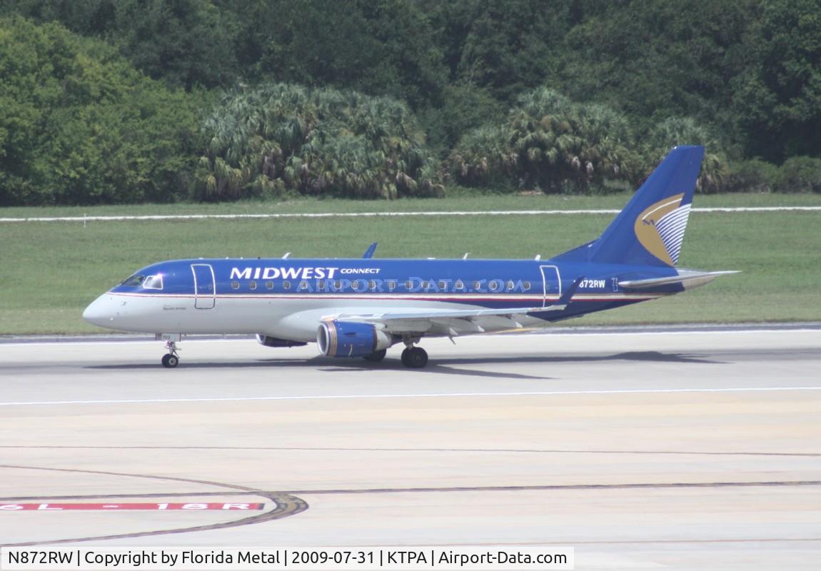 N872RW, 2006 Embraer ERJ 170-100 SE C/N 17000143, TPA spotting 2009