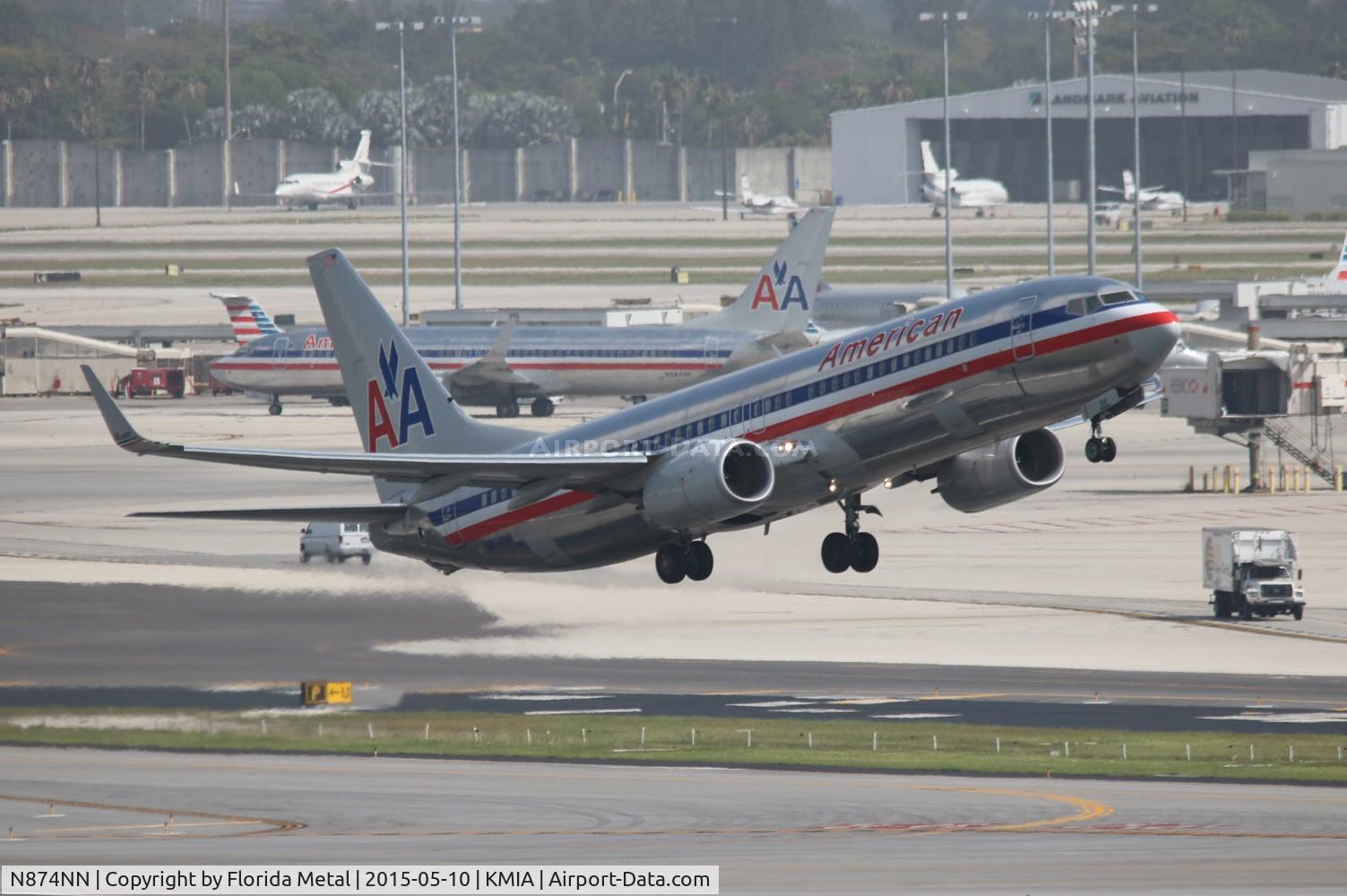N874NN, 2011 Boeing 737-823 C/N 31129, MIA spotting 2015