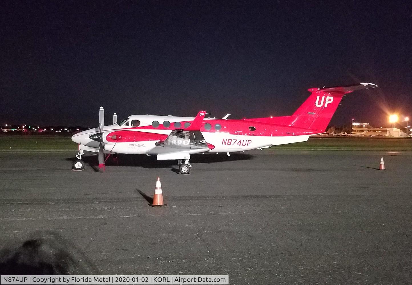N874UP, 2017 Beechcraft 350 King Air (B300) C/N FL-1119, ORL spotting 2020