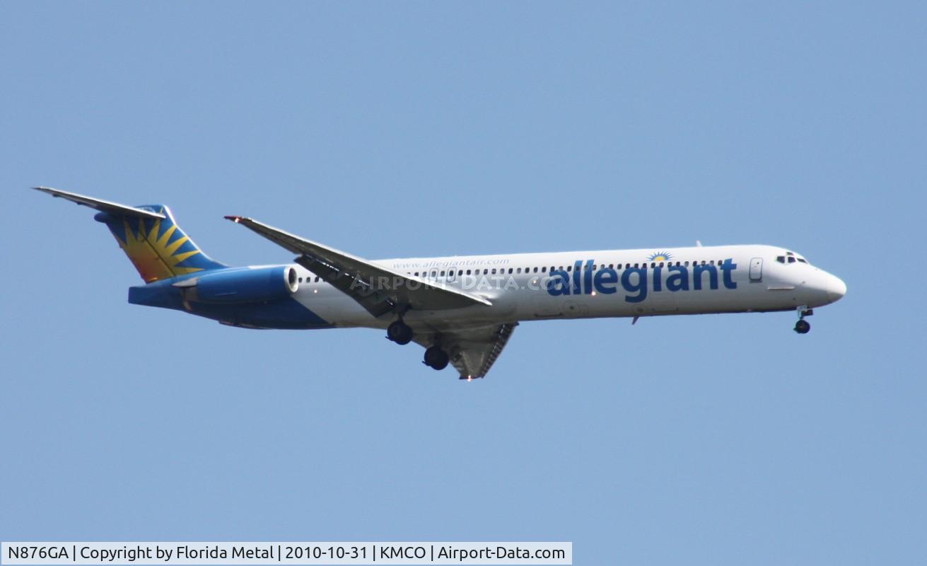 N876GA, 1995 McDonnell Douglas MD-83 (DC-9-83) C/N 53469, MCO spotting 2010