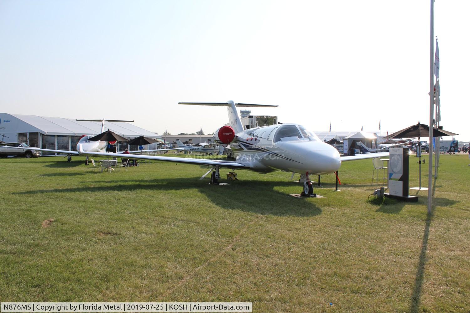 N876MS, 2015 Cessna 525 Citation M2 C/N 525-0876, EAA OSH 2019