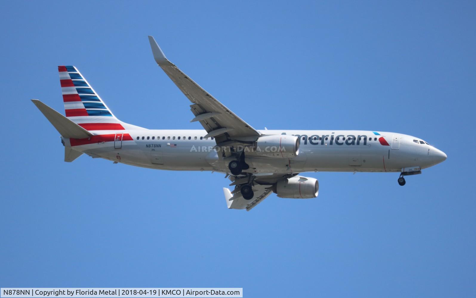 N878NN, 2011 Boeing 737-823 C/N 40768, MCO spotting 2018