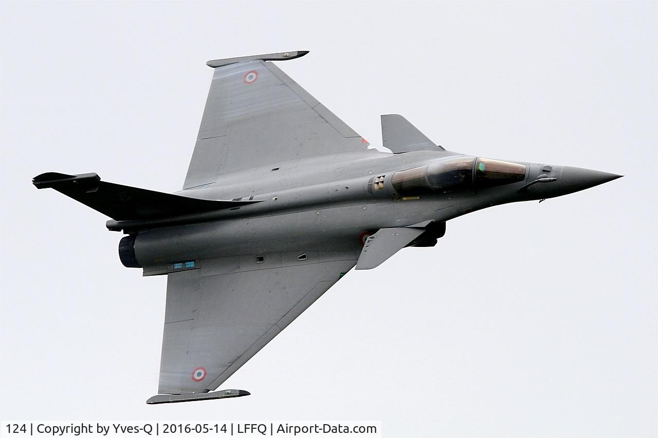 124, Dassault Rafale C C/N 124, Dassault Rafale C, On display, La Ferté-Alais airfield (LFFQ) Air show 2016
