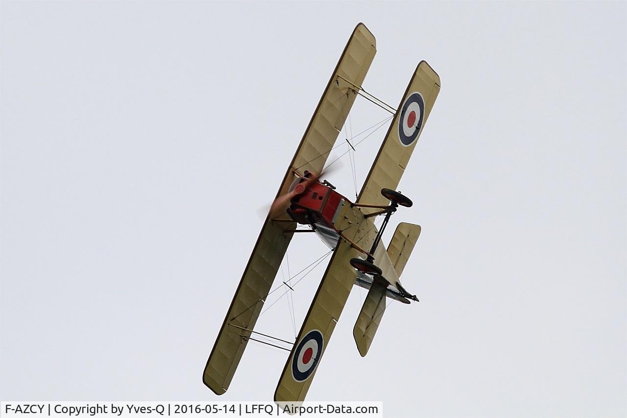 F-AZCY, Royal Aircraft Factory SE-5A Replica C/N 03, Royal Aircraft Factory SE-5, On display, La Ferté-Alais Airfield (LFFQ) Air Show 2016