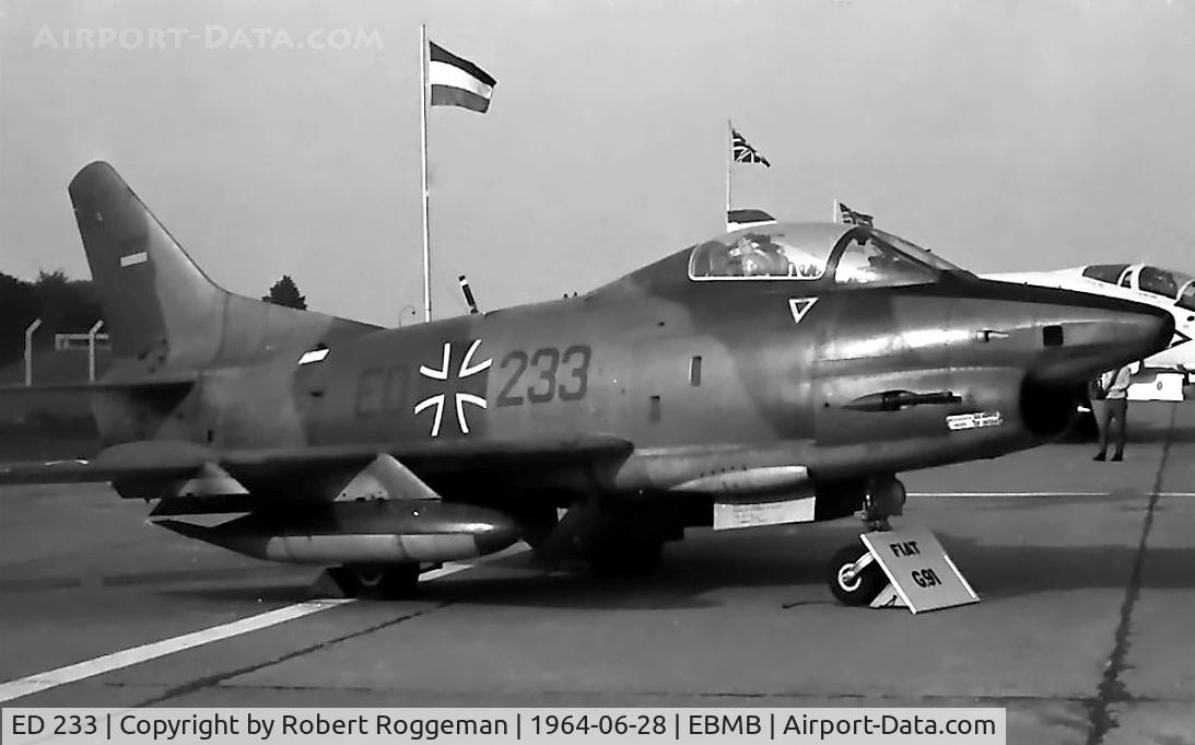 ED 233, Fiat G-91R/3 C/N D329, OPEN DAY.LUFTWAFFE.