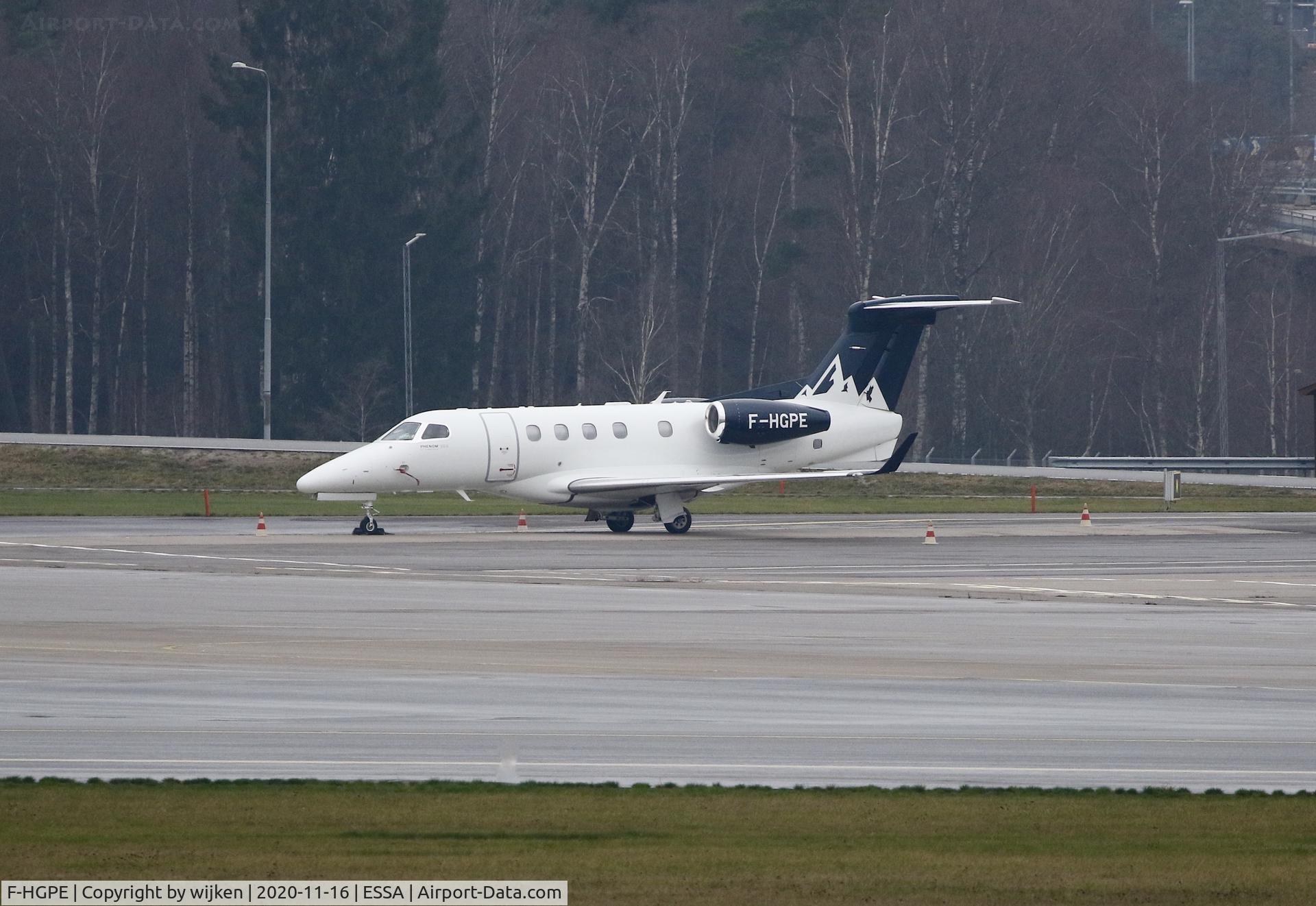 F-HGPE, Embraer EMB-505 Phenom 300 C/N 50500532, Ramp M