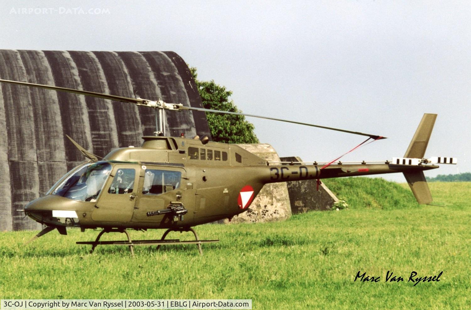 3C-OJ, Bell OH-58B Kiowa C/N 42248, Heli-Days at Bierset.
