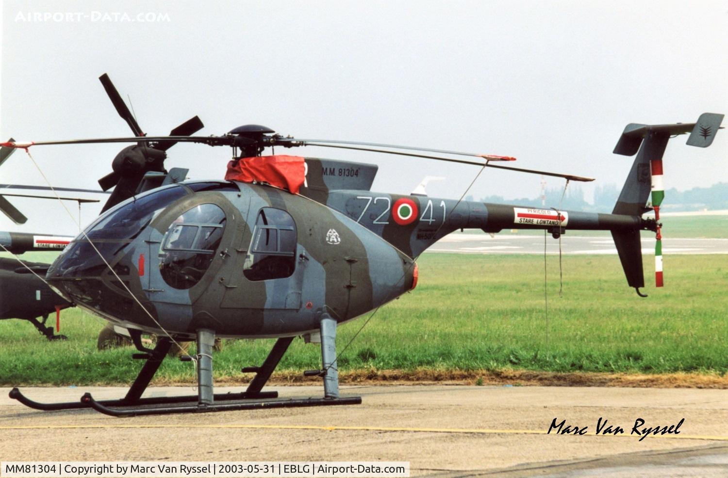 MM81304, Agusta NH-500E C/N 242, Heli-days at Bierset.
