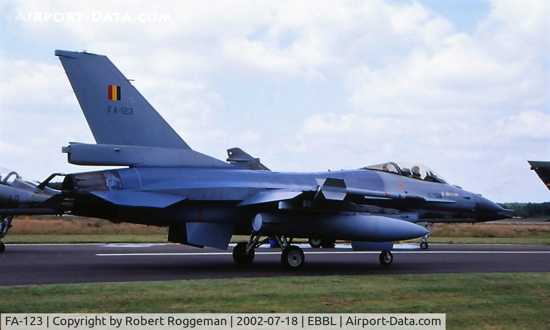 FA-123, SABCA F-16AM Fighting Falcon C/N 6H-123, OPEN DAY.