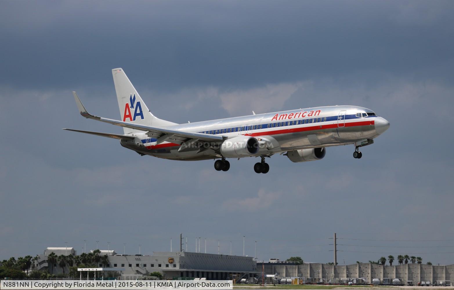 N881NN, Boeing 737-823 C/N 31135, MIA spotting 2015