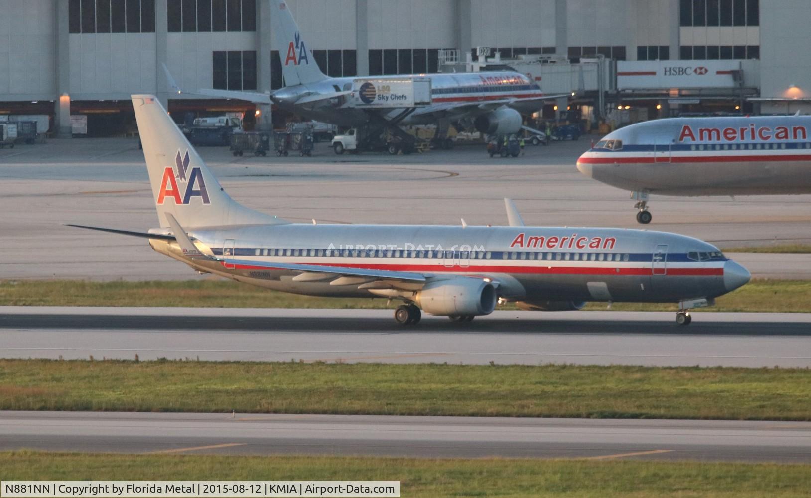 N881NN, Boeing 737-823 C/N 31135, MIA spotting 2015