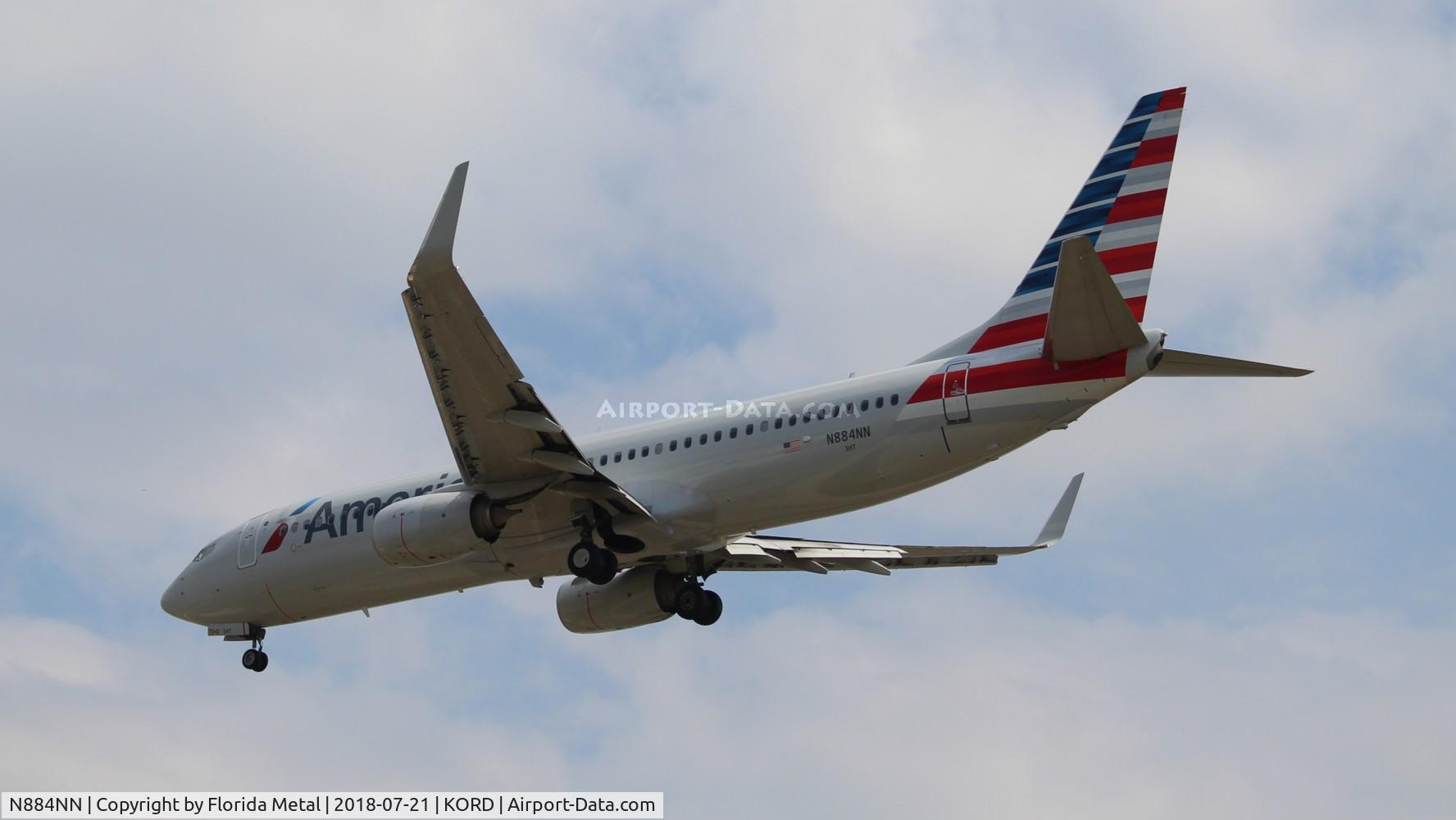 N884NN, 2012 Boeing 737-823 C/N 33222, ORD spotting 2018