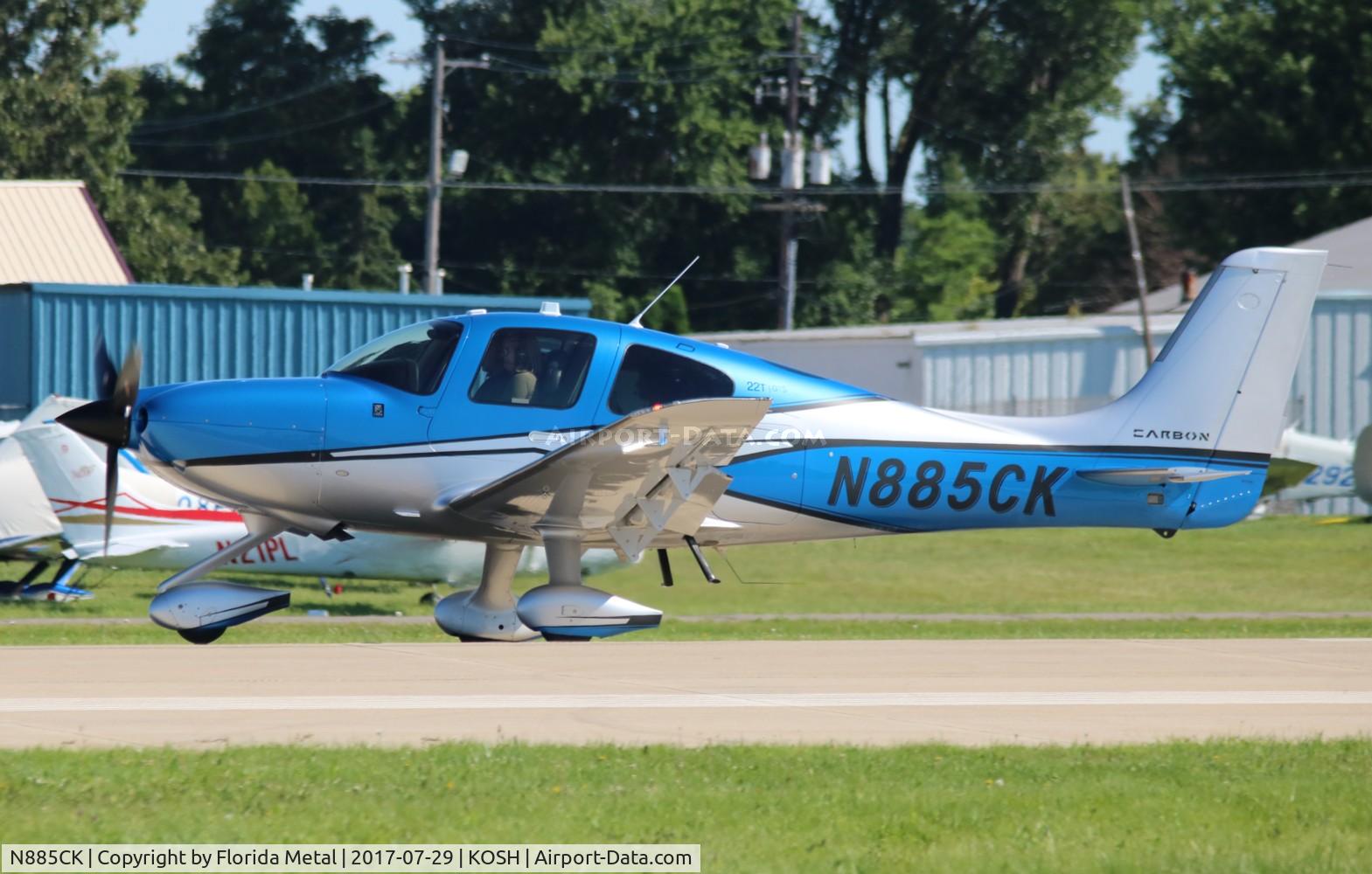 N885CK, 2017 Cirrus SR22T Carbon C/N 1510, EAA OSH 2017