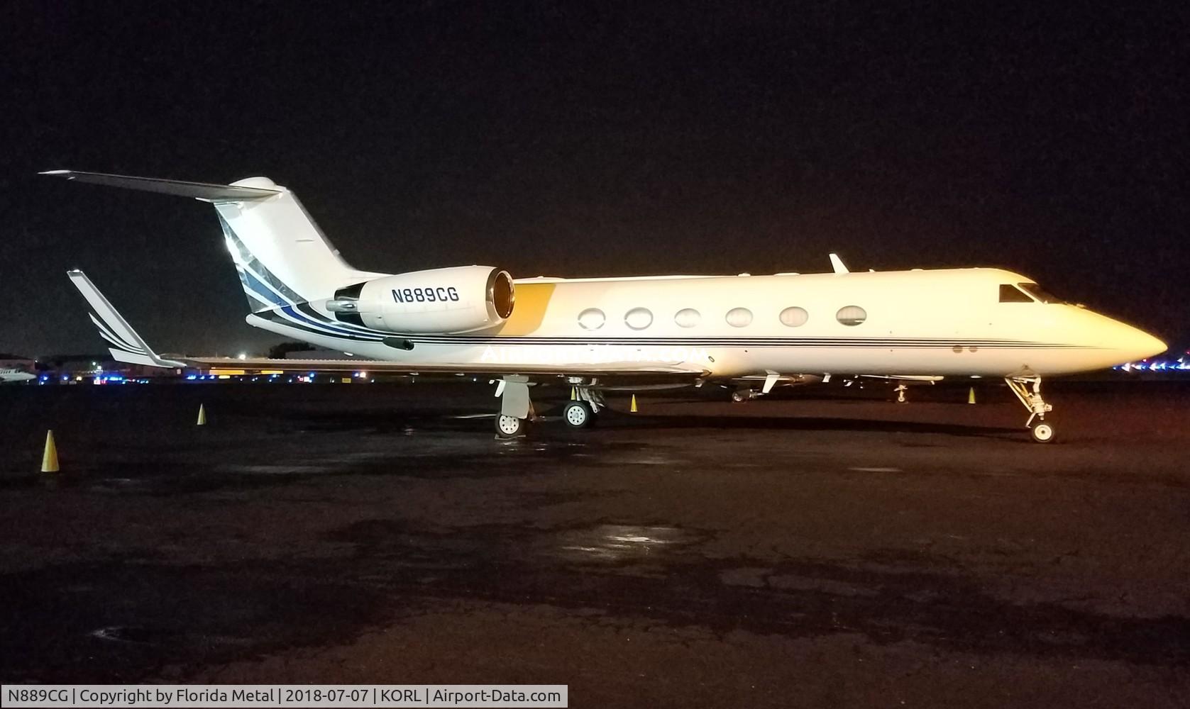 N889CG, 1999 Gulfstream Aerospace G-IV C/N 1386, ORL spotting 2018
