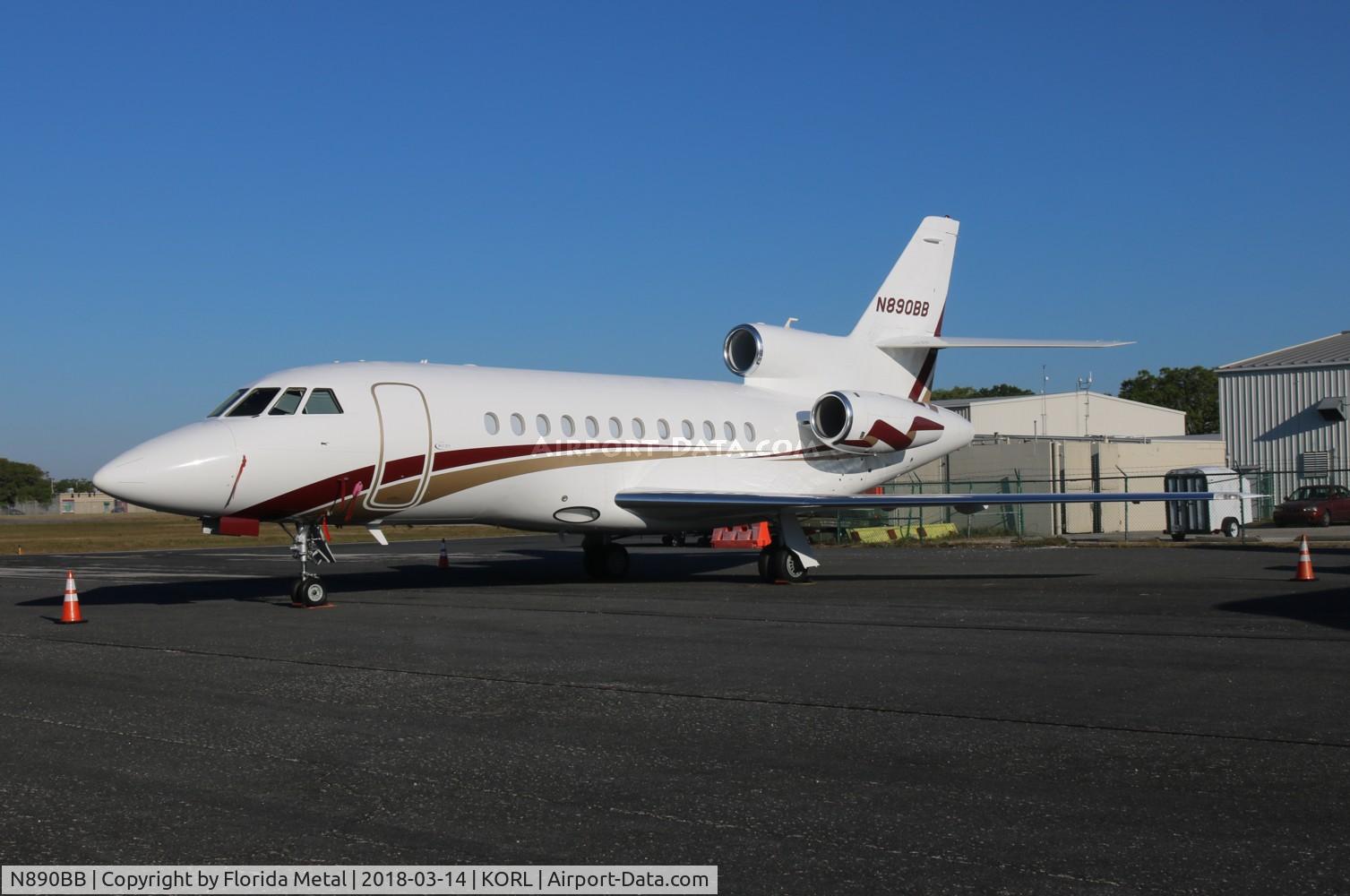 N890BB, 2007 Dassault Falcon 900EX C/N 611, ORL spotting 2018
