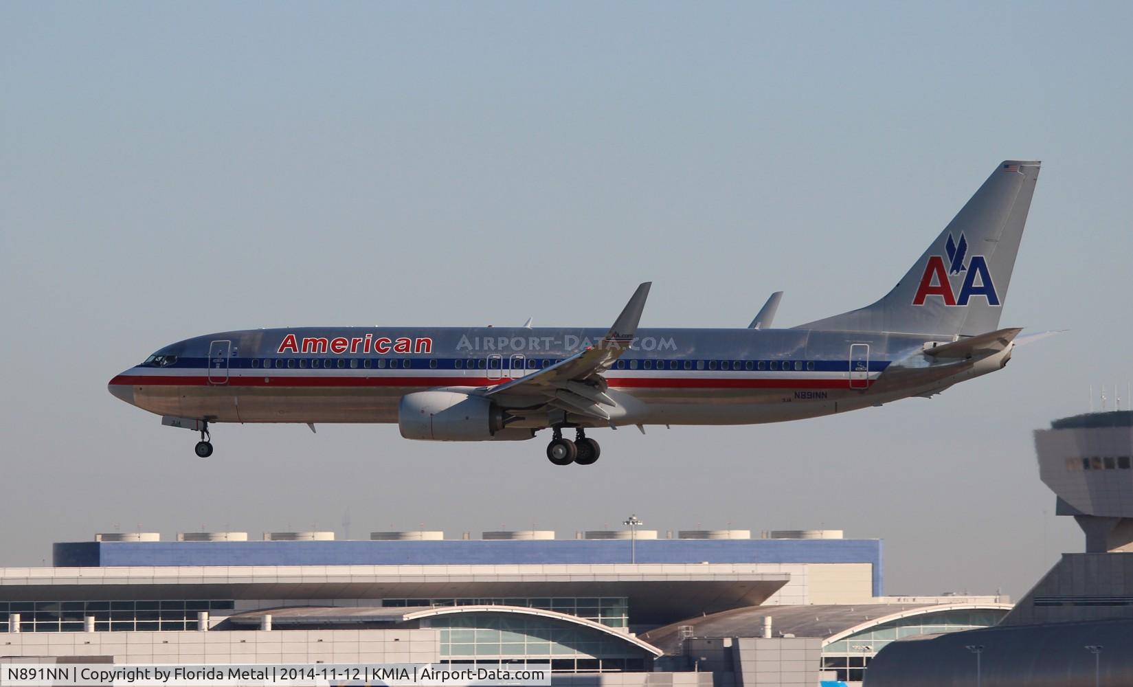 N891NN, 2012 Boeing 737-823 C/N 33315, MIA spotting 2014